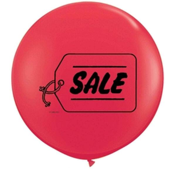 Mayflower Distributing 36 in. Sale Latex Balloon - Red 52153